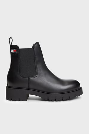 Tommy Jeans Deri Kalın Taban Bot Kadın BOT EN0EN03105 BDS SİYAH