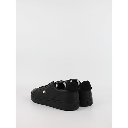 TOMMY HILFIGER Erkek Marka Logolu Günlük Kullanıma Uygun Siyah Sneaker EM0EM01791 0GJ
