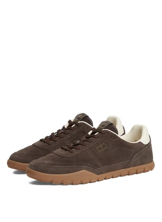 Tommy Hilfiger Kahverengi Erkek Sneaker TOMMY JEANS LOW SUEDE RUNNER
