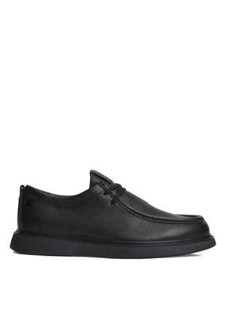 Tommy Hilfiger Siyah Erkek Casual Ayakkabı COMFORT LEATHER MOC TOE SHOE