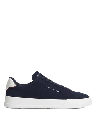 Tommy Hilfiger Gri Erkek Sneaker TH COURT CORE SUEDE