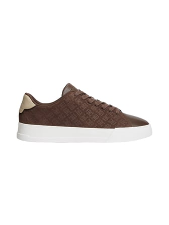 TH COURT LTH MIX  MONOGRAM Erkek Kahverengi Sneakers - FM0FM06082