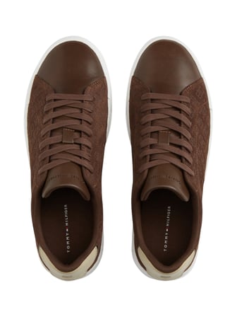 TH COURT LTH MIX  MONOGRAM Erkek Kahverengi Sneakers - FM0FM06082