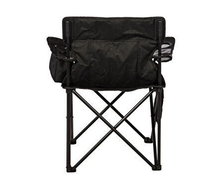 Aygaz Outdoor Siyah 100Kg Çelik Katlanır Kamp Sandalyesi
