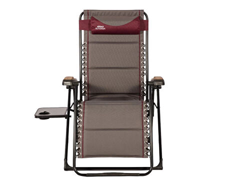 Aygaz Outdoor 120Kg Alüminyum Katlanır Şezlong Sandalyesi
