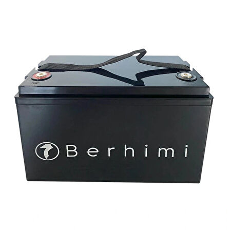 Berhimi 12V 100 Amper IP67 4000 DOD, Marin/Karavan Lifepo4 Lityum Akü