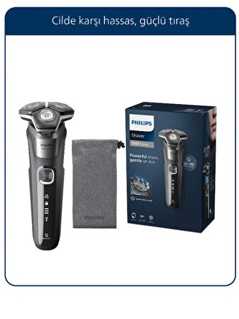 Philips S5887/10 Islak/Kuru Sinek Kaydı Tıraş Makinesi - BG1024 Banyo Vücut Bakım Tıraş Makinesi Avantaj Set