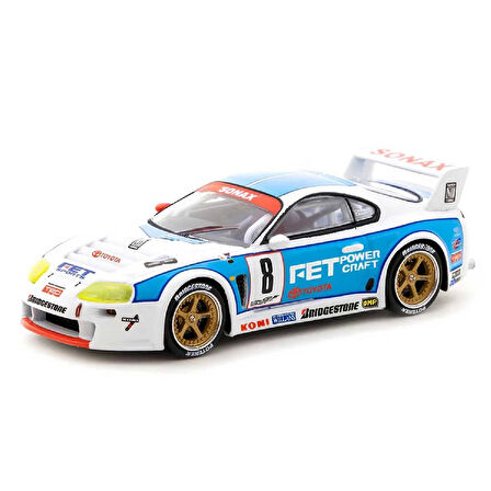 1:64 Diecast Toyota Supra GT JGTC 1995 Koni Tarmac Model Araba