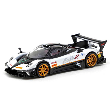 1:64 Diecast Pagani Zonda Revolución White Bianco Benny Tarmac Model Araba