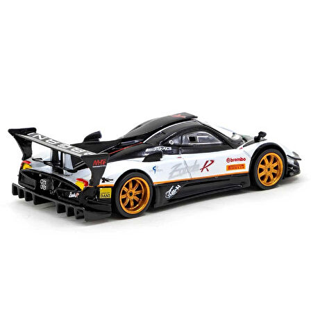 1:64 Diecast Pagani Zonda Revolución White Bianco Benny Tarmac Model Araba