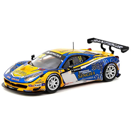 1:64 Diecast Ferrari 458 Italia GT3 - GT Asia 2016 - Ferra Tarmac Model Araba