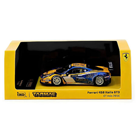 1:64 Diecast Ferrari 458 Italia GT3 - GT Asia 2016 - Ferra Tarmac Model Araba