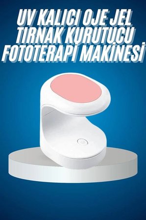 Kalıcı Oje Kurutucu Uv Led Teknolojisi Taşınabilir Mini Tırnak Kurutucu
