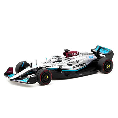 1:64 Diecast Mercedes-AMG F1 W13 E Performance Sao Paulo Grand Prix 2022 Winner Tarmac Model Araba