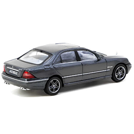 1:64 Diecast Mercedes-Benz S 65 AMG Tectite Grey Metallic Tarmac Model Araba