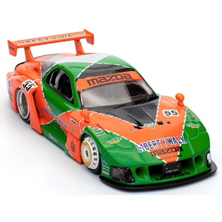 1:64 Diecast Mazda RX7 LBWK (FD3S) LB-Super Silhouette Inno Model Araba