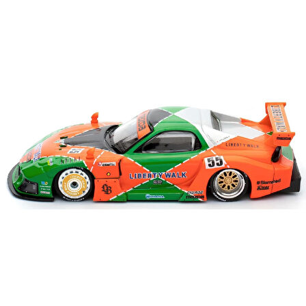 1:64 Diecast Mazda RX7 LBWK (FD3S) LB-Super Silhouette Inno Model Araba