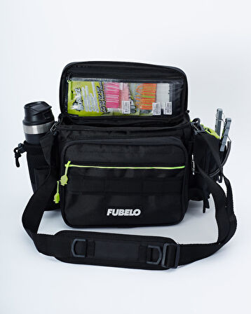 FUBELO SIDER SIYAH BALIKÇI ÇANTASI