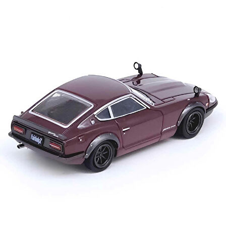 1:64 Diecast Nissan Fairlady 240ZG Inno  (HS30) Maroon Model Araba