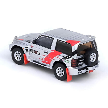 1:64 Diecast Mitsubishi Pajero Evolution Silver Model Araba Inno Model Araba