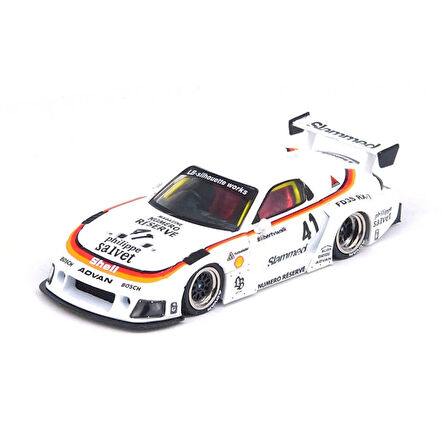 1:64 Diecast  Mazda RX7 LB-Super Silhoutte Azda RX7 Inno Model Araba