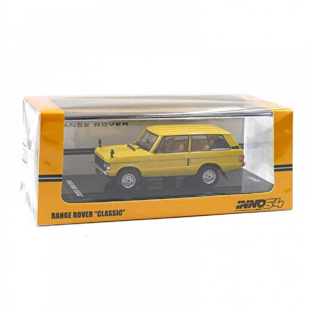 1:64 Diecast Range Rover Classic Sanglow Yellow Inno Model Araba
