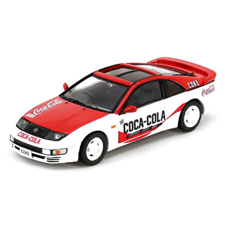 1:64 Diecast Nissan Fairlady Z Coca-Cola Z32 Inno Model Araba