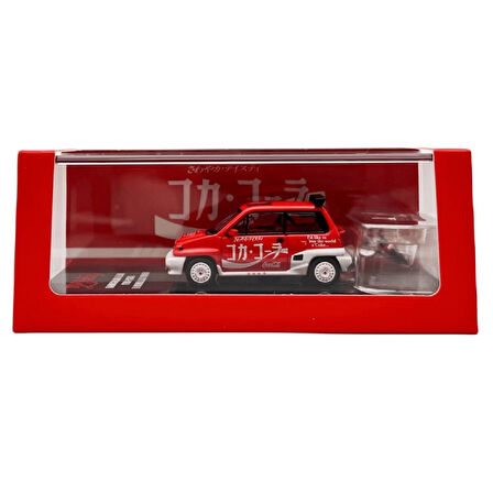 1:64 Diecast Coca-Cola Honda City Turbo ll Inno Model Araba