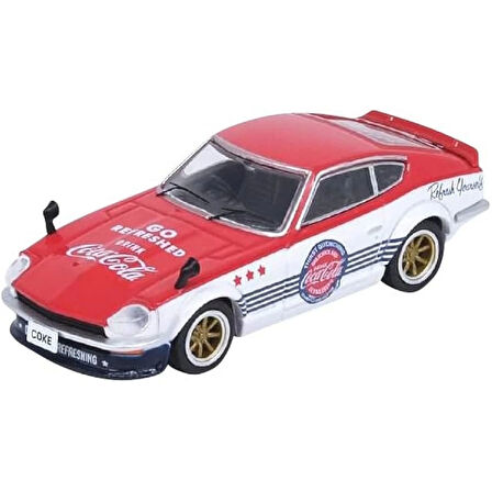 1:64 Diecast Nissan Fairylady 2 S30 Coca-Cola Inno Model Araba