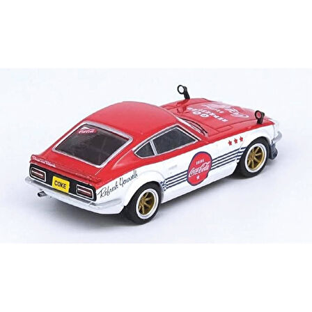 1:64 Diecast Nissan Fairylady 2 S30 Coca-Cola Inno Model Araba