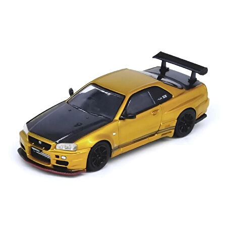 1:64 Diecast Nissan Skyline GT-R (R34) "Top Secret" Tokyo Auto Salon 2024 Inno Model Araba