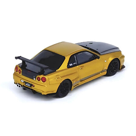 1:64 Diecast Nissan Skyline GT-R (R34) "Top Secret" Tokyo Auto Salon 2024 Inno Model Araba