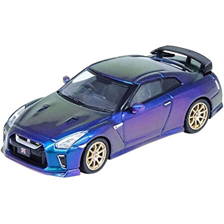 1:64 Diecast Nissan GT-R T-Spec Midnight Purple Inno Model Araba