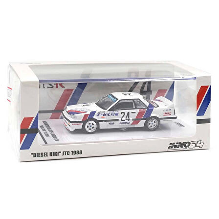 1:64 Diecast Nissan Skyline GTS-R Diesel Kiki JTC 1988 Inno Model Araba