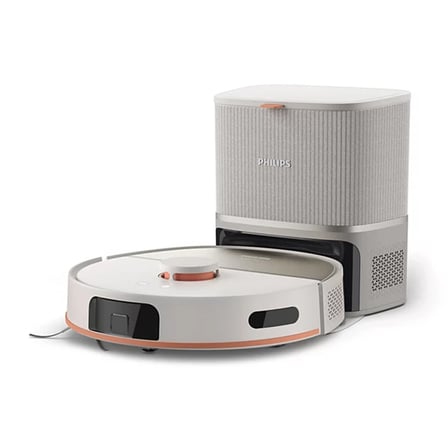 Philips HomeRun 5000 Serisi XU5100/20 Beyaz Çöp İstasyonlu Akıllı Robot Süpürge