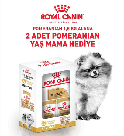 Royal Canin Pomeranian Yetişkin Köpek Maması Başlangıç Paketi