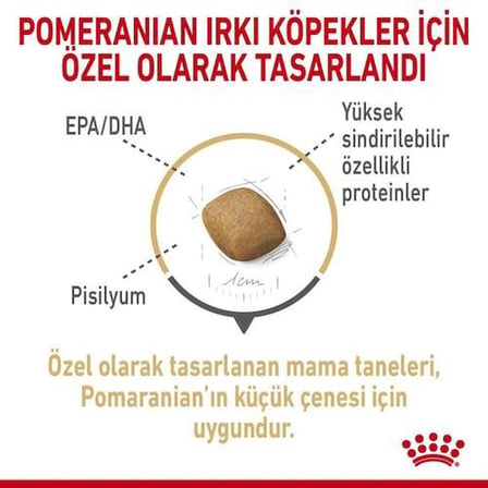 Royal Canin Pomeranian Yetişkin Köpek Maması Başlangıç Paketi
