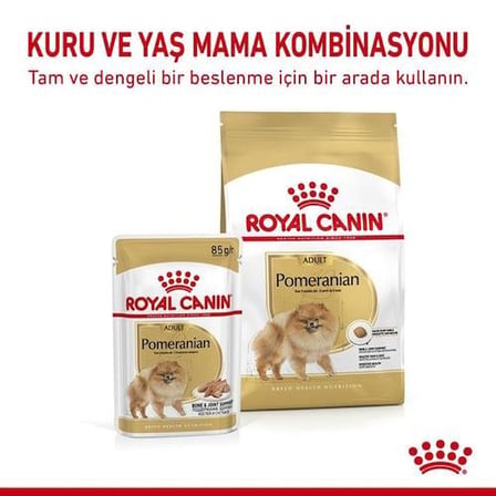 Royal Canin Pomeranian Yetişkin Köpek Maması Başlangıç Paketi