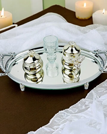 Passion Damat Kahve Fincan Tepsisi