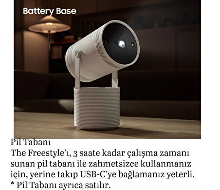 Samsung Kompakt Tasarım Full Hd Wi-fi Taşınabilir Mini Led Projeksiyon Cihazı