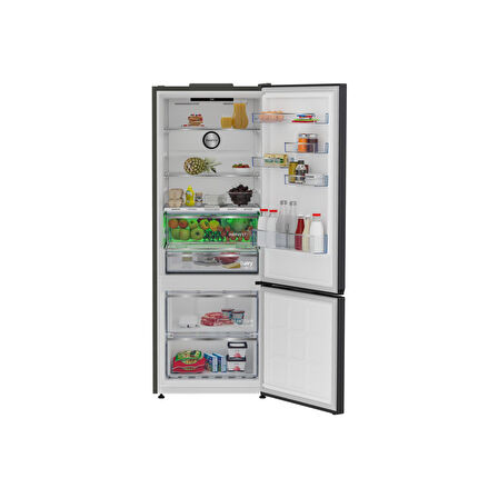 Beko 670475 Ea Siyah antrasit D Enerji Sınıfı 475 lt No Frost Buzdolabı