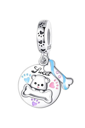 Tatlı Patiler Yavru Köpek Charm | 925 Ayar Gümüş