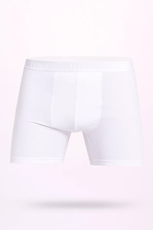 Erkek Pamuklu Likralı Uzun Paça Siyah-Gri-Beyaz 3'lü Boxer