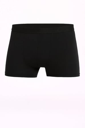 Erkek Pamuklu Likralı Siyah-Gri-Beyaz 3'lü Boxer