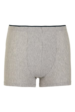 Erkek Pamuklu Likralı Siyah-Açık Gri-Koyu Gri-Lacivert 4'lü Boxer