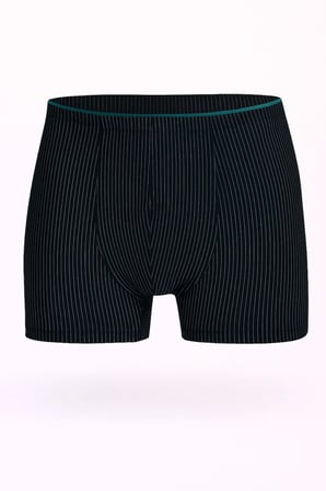 Erkek Pamuklu Likralı Siyah-Açık Gri-Koyu Gri-Lacivert 4'lü Boxer