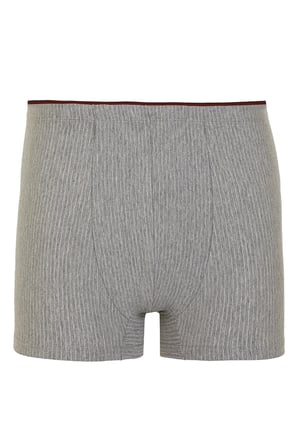 Erkek Pamuklu Likralı Siyah-Açık Gri-Koyu Gri-Lacivert 4'lü Boxer