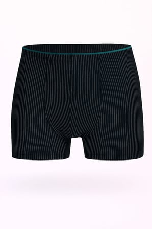 Erkek Pamuklu Likralı Siyah-Açık Gri-Koyu Gri-Lacivert 4'lü Boxer
