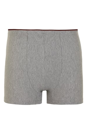 Erkek Pamuklu Likralı Siyah-Açık Gri-Koyu Gri-Lacivert 4'lü Boxer