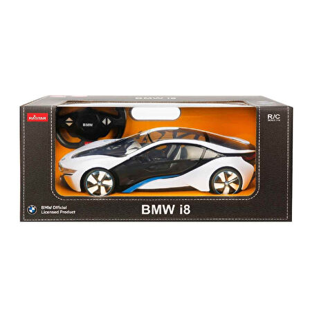 1:14 Ölçekli Uzaktan Kumandalı Işıklı BMW i8 Model RC Araba